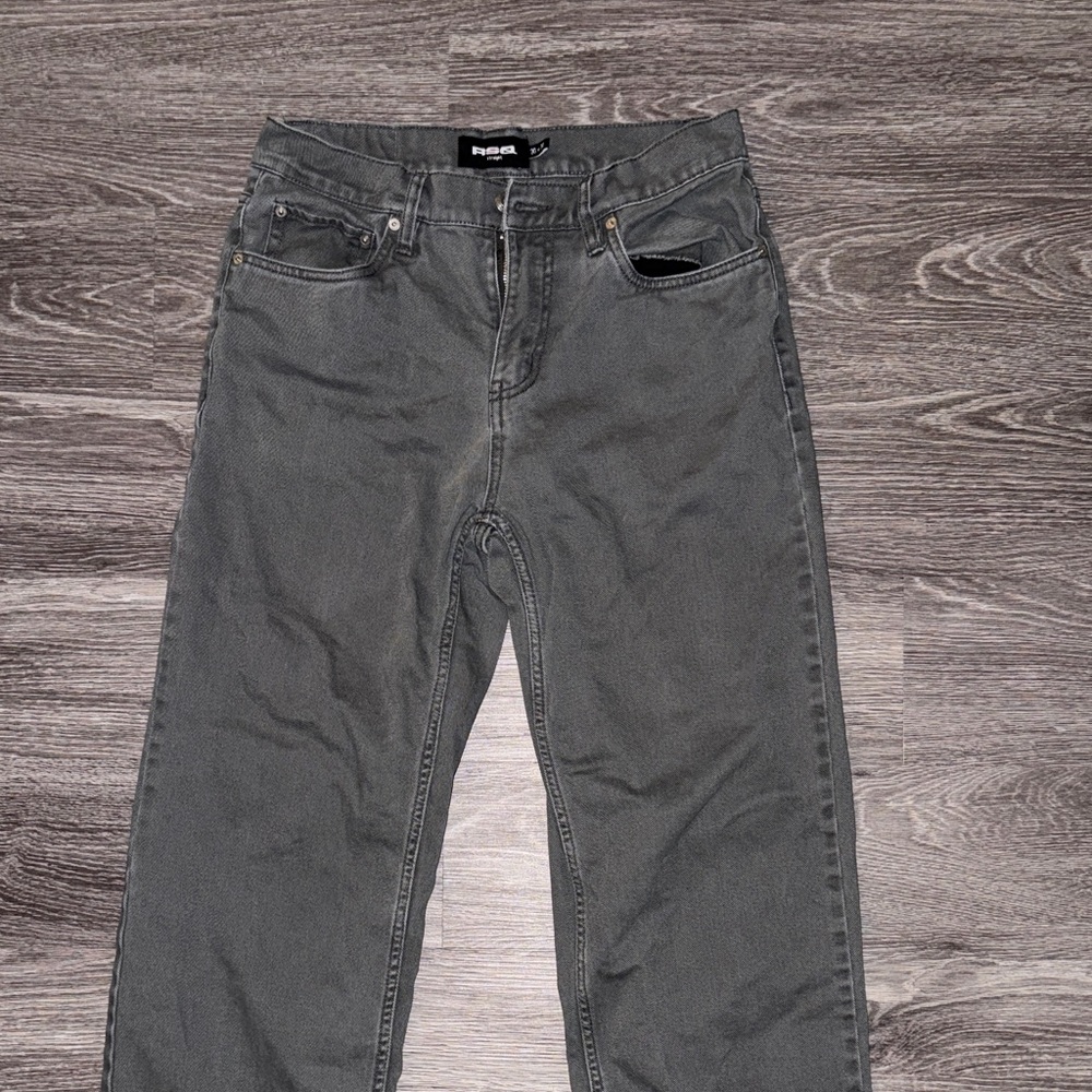 RSQ Steel Gray Straight Jeans